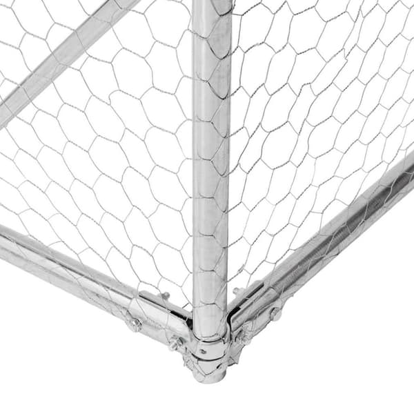 Hönsgård 2,5x10x2,25 m galvaniserat stål