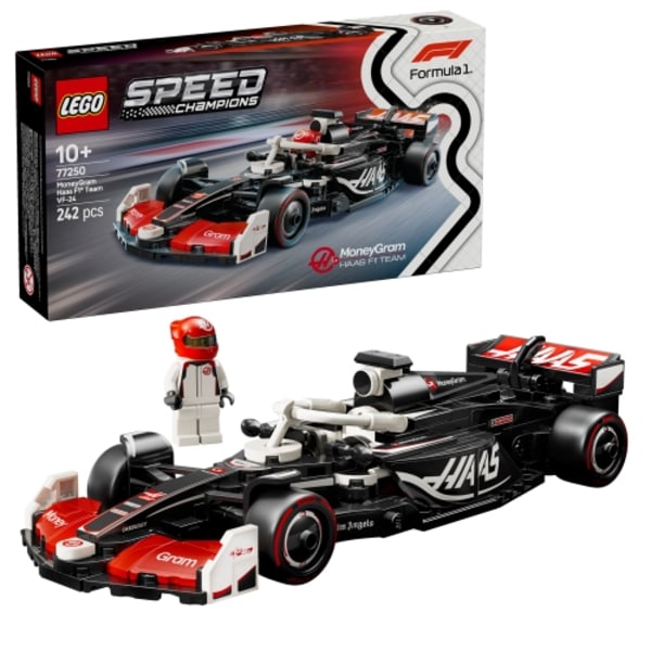 LEGO Speed Champions 77250 - MoneyGram Haas F1 Team VF-24 Race Ca - byggsats
