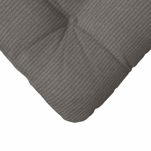 Sittkuddar 4 pcs Ljusgrå 40 x 40 cm Kordread tyg