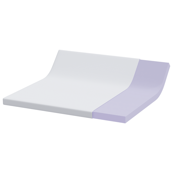 Memory foam madrass toppers 200 x 200 cm Thick Mjuk Vit