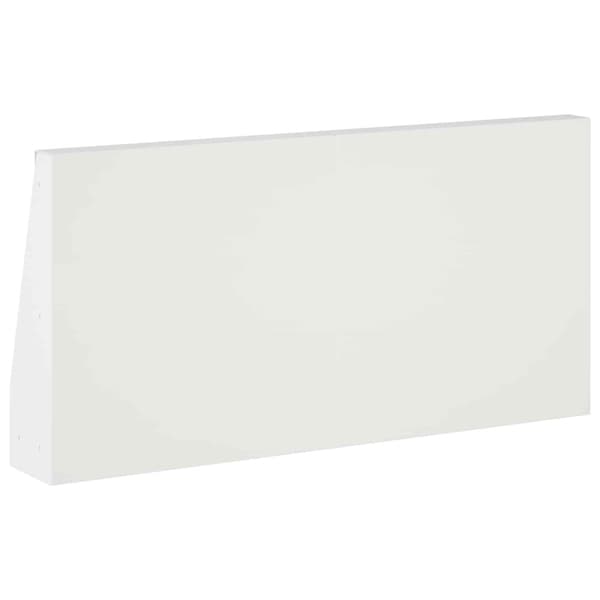 Stödvägg 6 st 40 x 12 x 30 cm Stål Vit