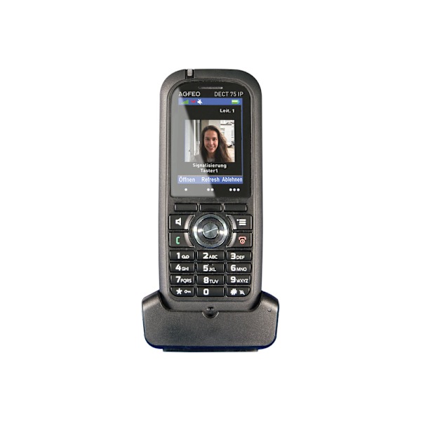 AGFEO DECT 75 IP - trådlös förlängningshandenhet - med Bluetooth interface