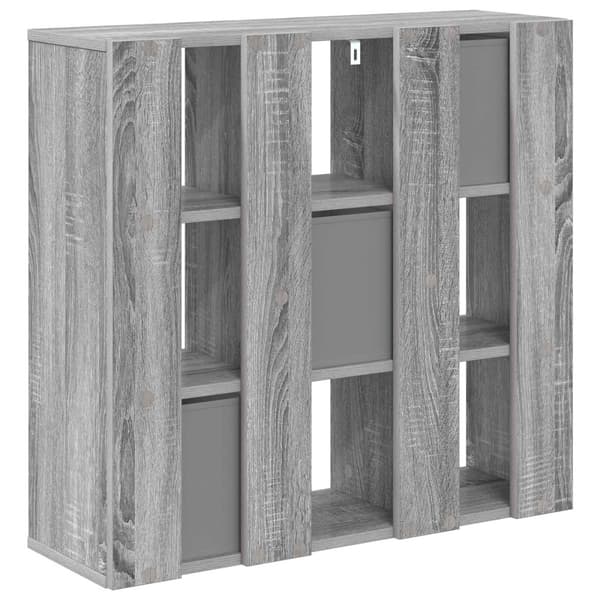 Sideboard med låda Grå Sonoma 73,5 x 24 x 69,5 cm