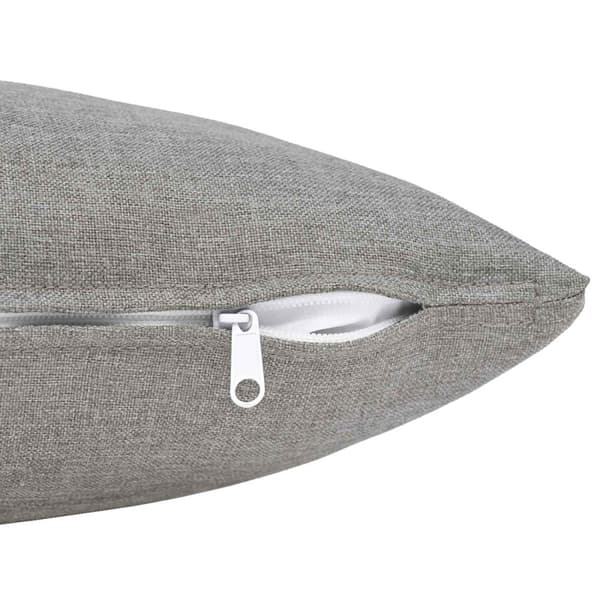 Kudde med kudde HEERLEN Moln Grå 40 x 145 cm Tyg