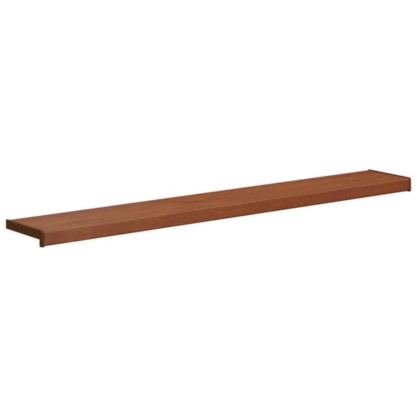 Fönsterbräda Brun trä 120 x 25 x 4,5 cm PVC