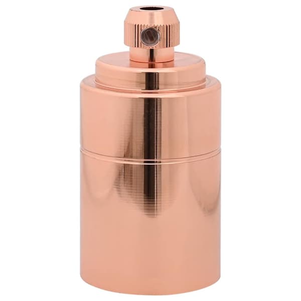 Lamphållare 2 st roséguld E27