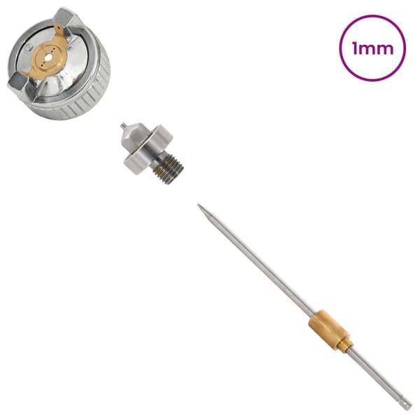 HVLP Sprutpistol Munstycke 0,8 mm Munstycke Silver