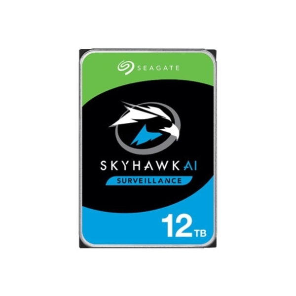 Seagate SkyHawk AI ST12000VE001 - hårddisk - 12 TB - SATA 6Gb/s