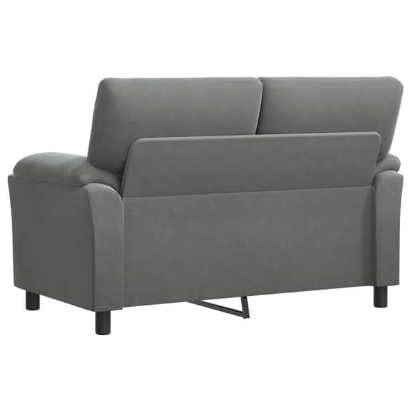Soffa Mörkgrå 154 x 85 x 93 cm Sammet