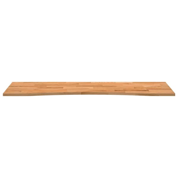 Bordsskiva ljusbrun 160x50x2,5 cm massiv ek rektangulär