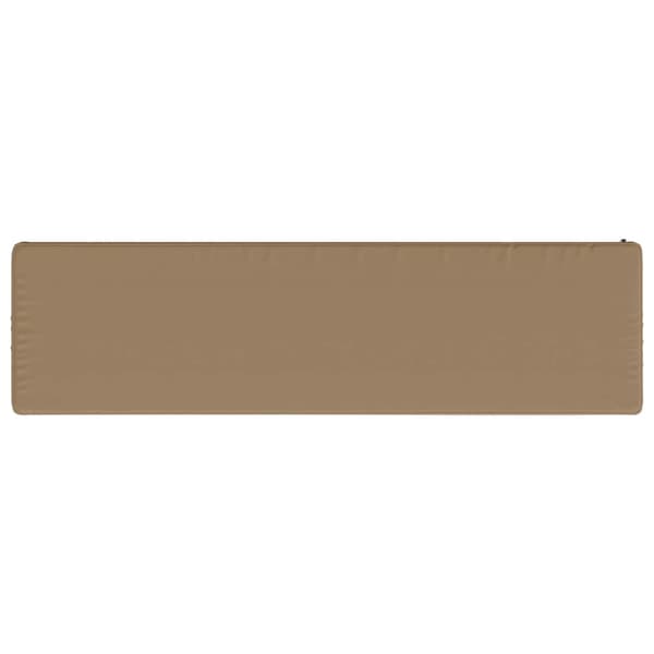2-delade Bänk Kuddar VUGHT 2 st 100% Polyester Taupe