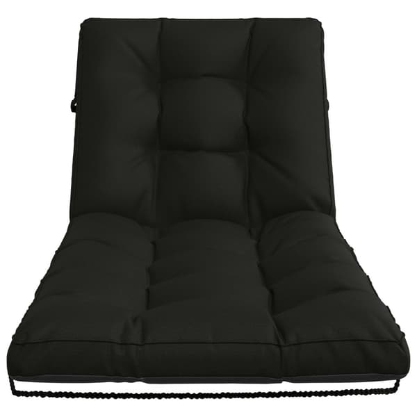 Solstol Kudde VIANEN 100% Polyester Svart 200 x 90 x 8 cm