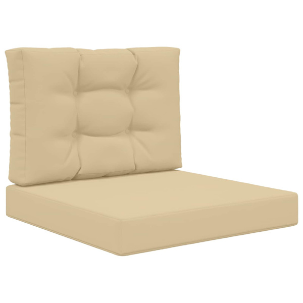 Utomhus Soffa Kudde 2 pcs Beige Polyester