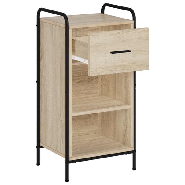 Sideboard Sonoma-ek 97 x 33 x 81 cm Konstruerat trä