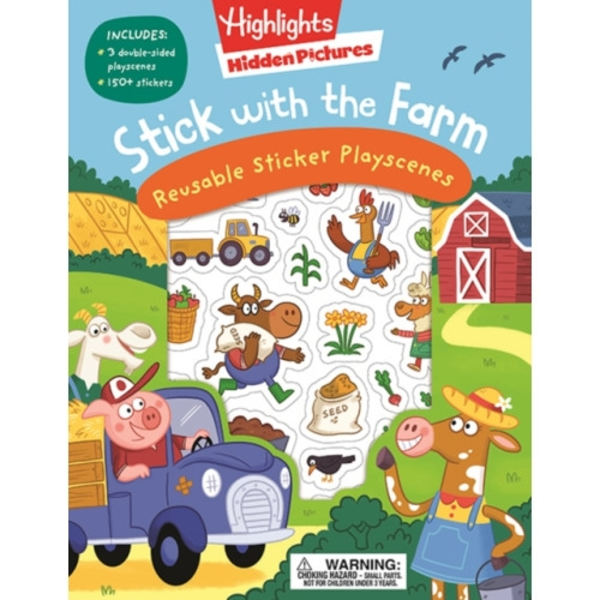 Stick with the Farm Hidden Pictures Reusable Sticker Playscenes (häftad, eng)