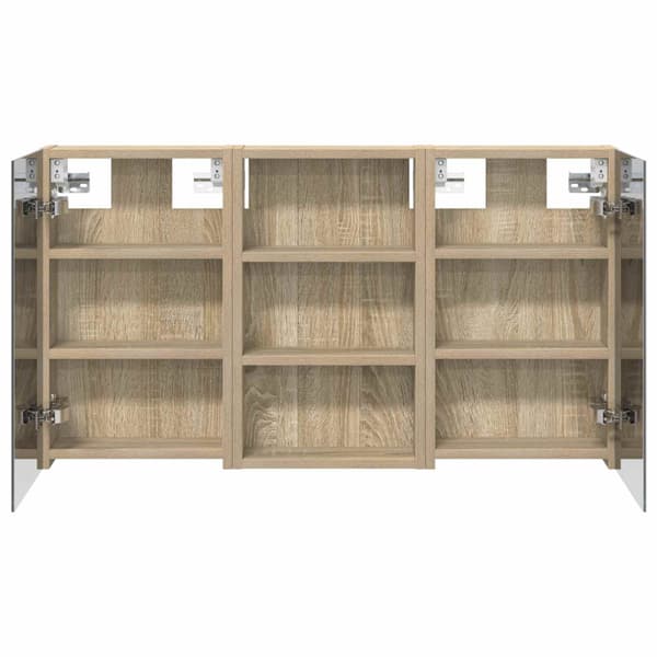 Badrumsskåpsset 3 st 90 x 10,5 x 50 cm Konstruerat trä