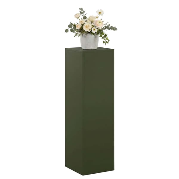 Växtställ Olivgrön 30 x 30 x 100 cm Väderbeständig stål