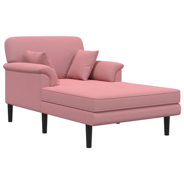 Schäslong Rosa Sammet
