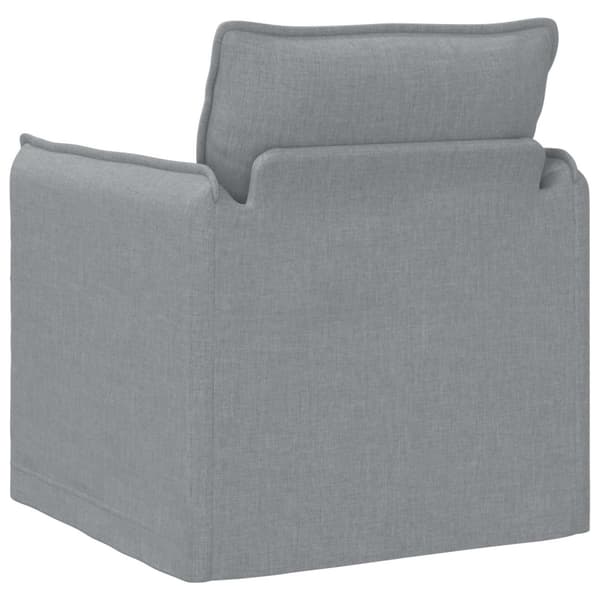 Soffa Ljusgrå 75 x 82 x 85 cm tyg