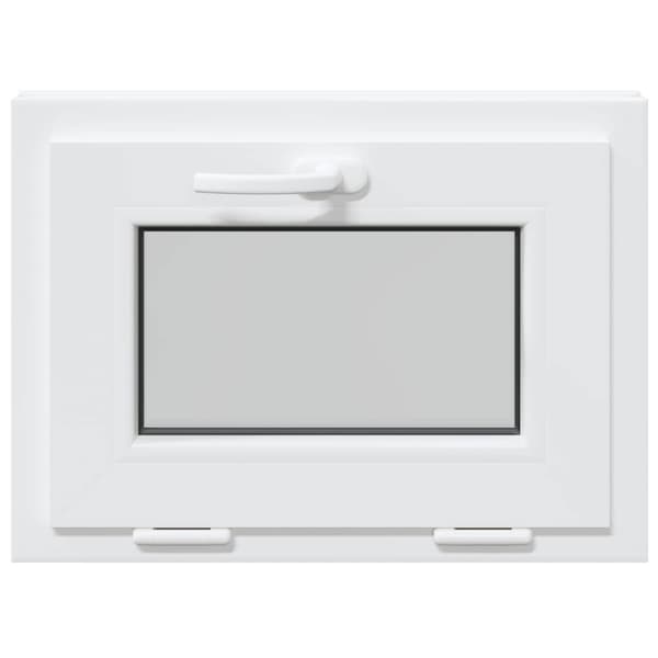 Tilt källarfönster RISOR 55 x 40 cm PVC och klart glas