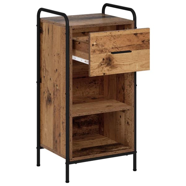 Sideboard Gammalt trä 97 x 33 x 81 cm Konstruerat trä