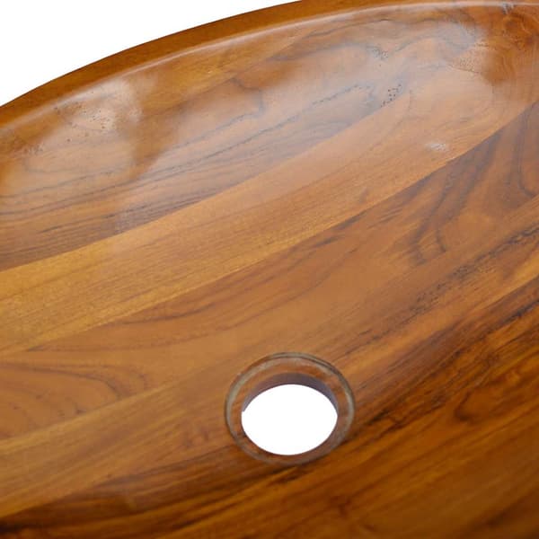 Handfat massiv teak 60x40x10 cm