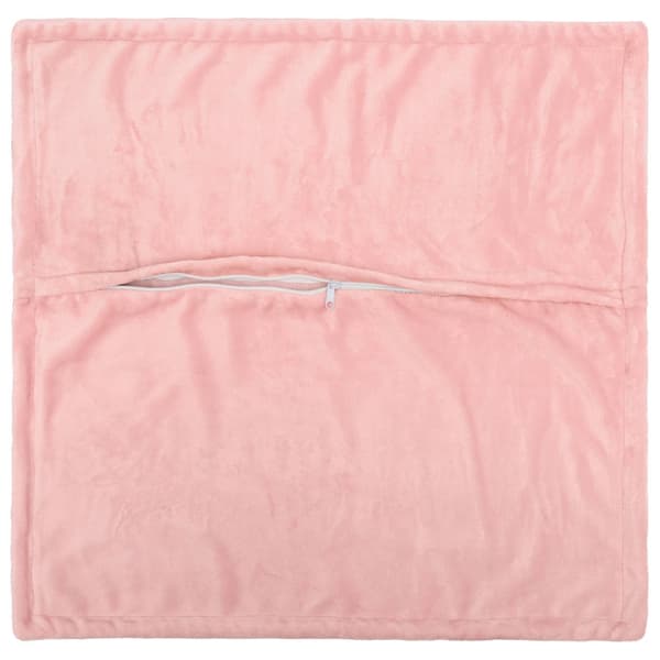 Kuddöverdrag 2 st HOUTEN Rosa 55 x 55 cm Flanell