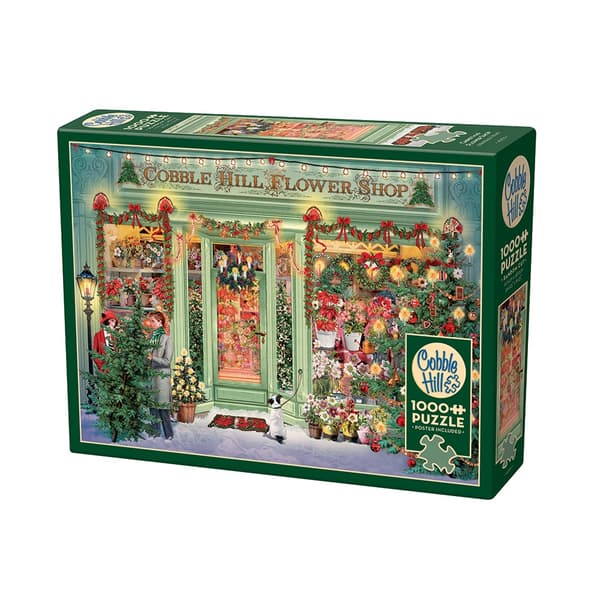 Christmas Flower Shop, Pussel, 1000 bitar, Cobble Hill
