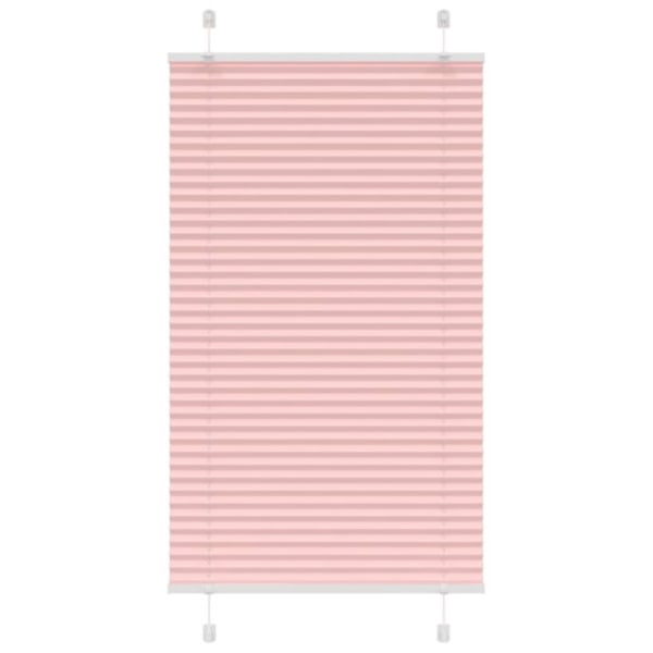 Plisserad persienn rosa 70x100 cm tyg bredd 69,4 cm polyester