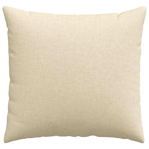 Sofakuddar 2 pcs Kräm 50 x 50 cm tyg