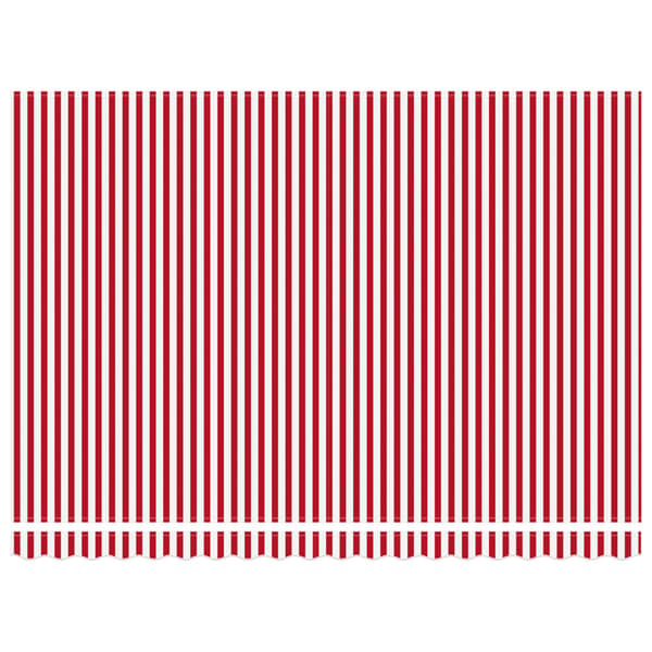 Markis Röd och Vit 450 x 350 x 165 cm Polyester