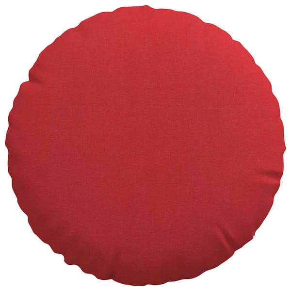 Sittkuddar 2 pcs Röd Ø30 x 13 cm tyg