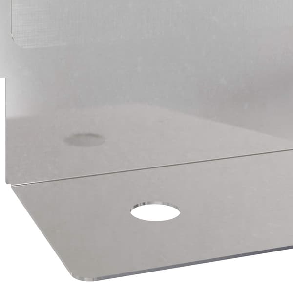 Kant för gräsmatta 30 pcs 102 x 4 x 4 cm Stål Silver