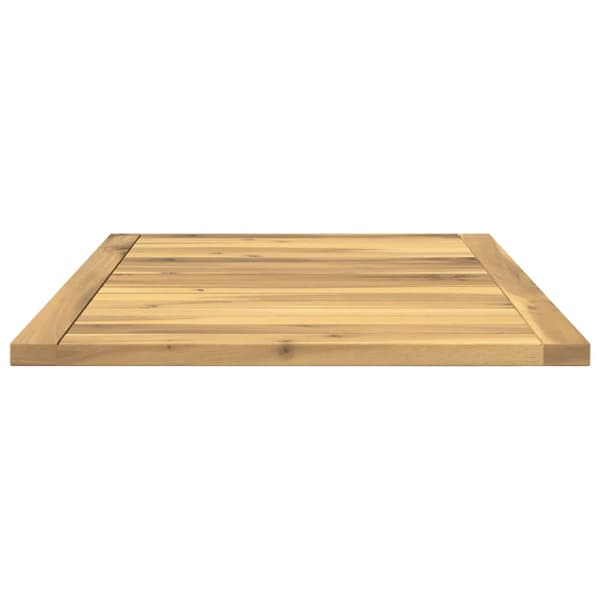 Bordsskiva 68,5 x 49 x 2 cm Rektangulär Massivt Akaciaträ Vit
