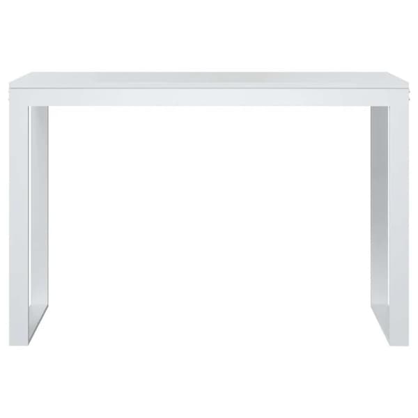 Datorbord vit 110x60x73 cm spånskiva