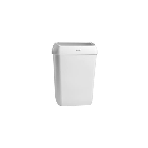 Papperskorg KATRIN 50L med lock vit