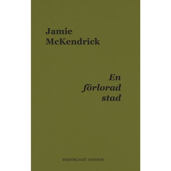 En förlorad stad (bok, danskt band)