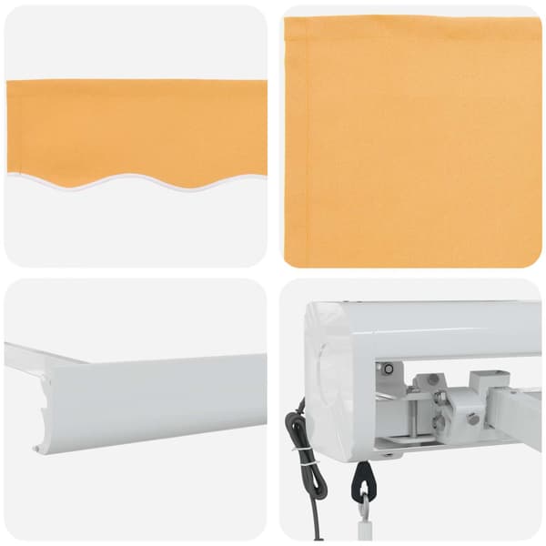 Markis Sand 450 × 300 cm Polyester och aluminium