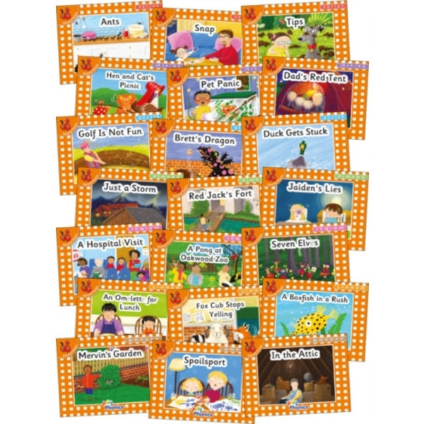 Jolly Phonics Orange Level Readers Complete Set (häftad, eng)