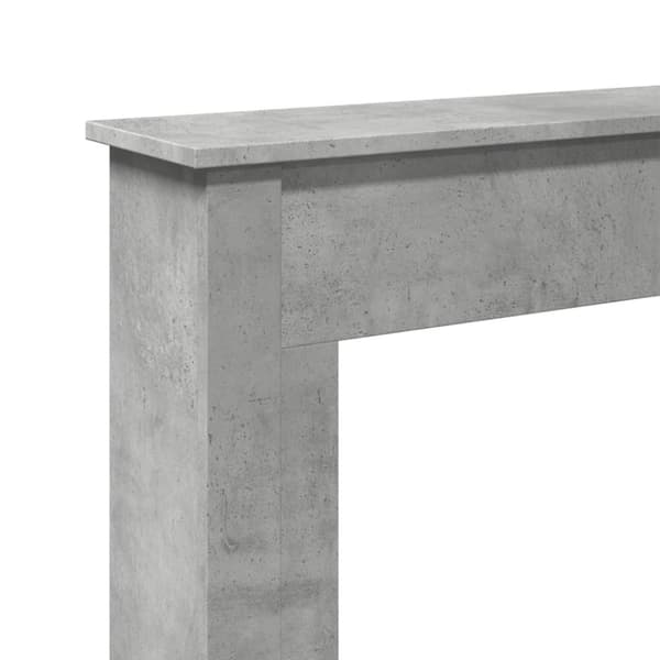 Spiselkrans betonggrå 75x20x87,5 cm konstruerat trä