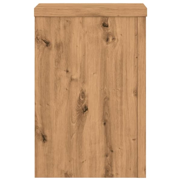 Växtställ 2 st ek 25x25x35 cm konstruerat trä