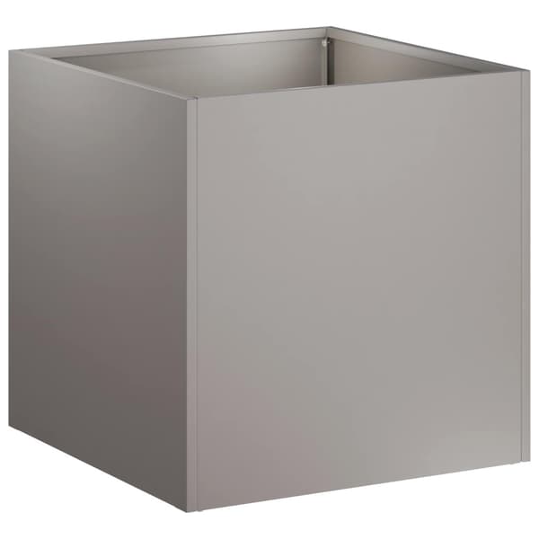 Trädgårdsplanterare 2 st Rostig 45 x 45 x 45 cm