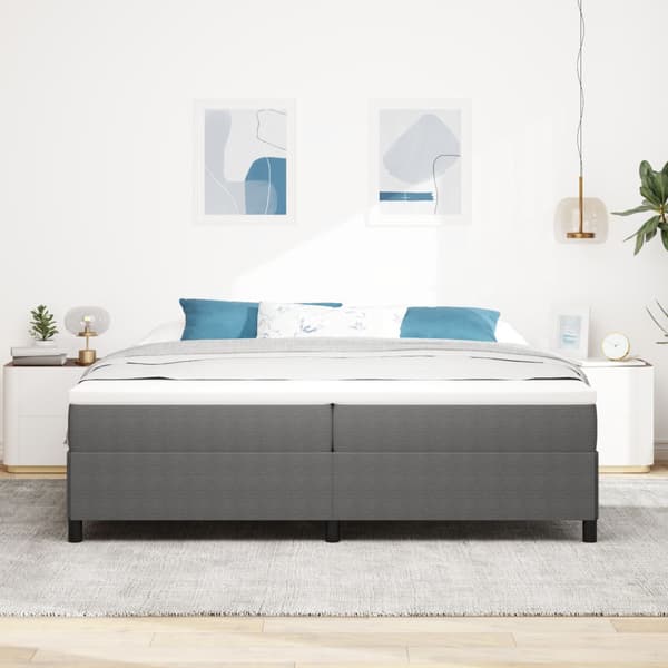 Bäddfjäder Ljusgrå 200 x 200 cm Kordread tyg