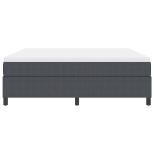 Bäddfjäder Mörkgrå och vit 180 x 200 cm Kordread tyg
