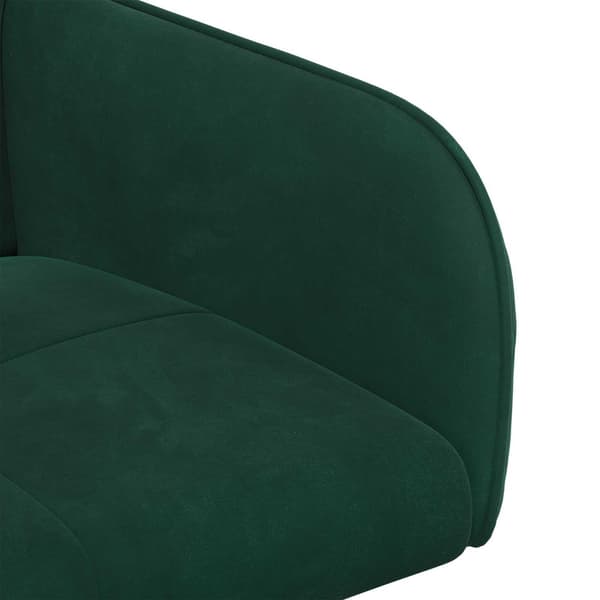 Matstolar 6 pcs Sammet Mörkgrön 59 x 56,5 x 86 cm