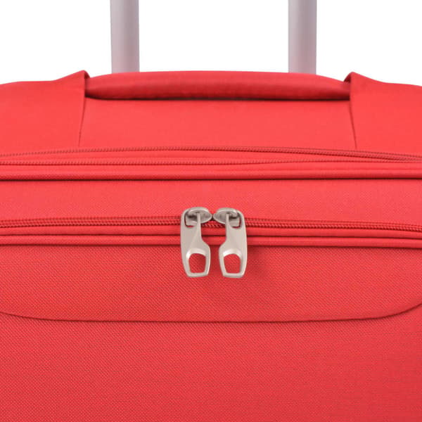 Resväskor 3 st röd soft case