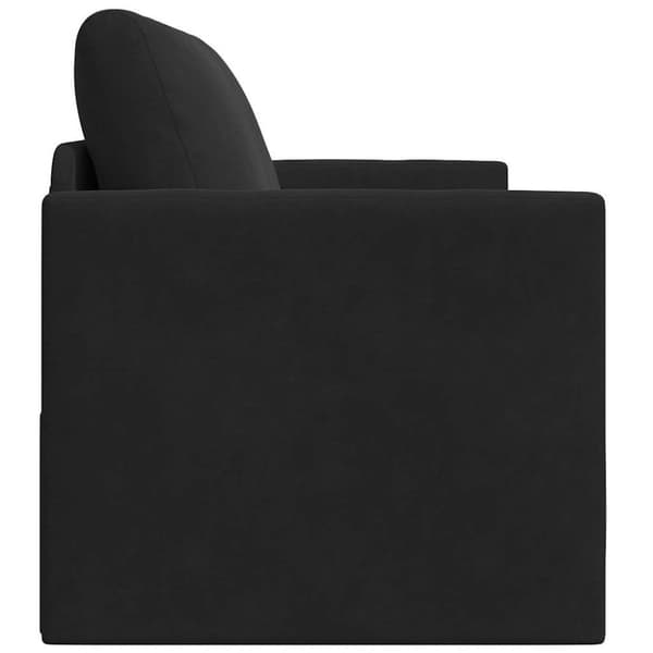 Soffsäng Svart 124 x 71 x 78 cm Sammet