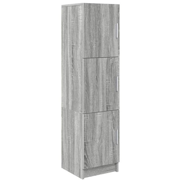 Skrivbord 2 pcs Grå Sonoma