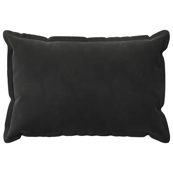 Kuddöverdrag 2 st HOUTEN Svart 40 x 60 cm Sammet