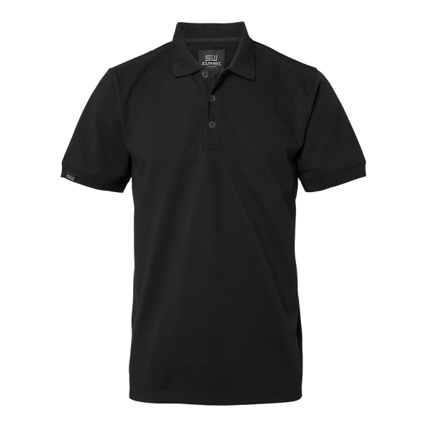 Weston solid Polo Black Male